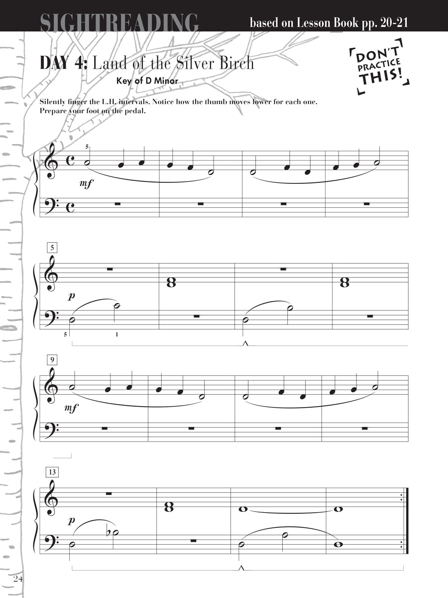 Piano Adventures® Level 3A Sightreading Book