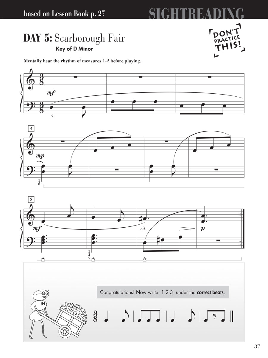 Piano Adventures® Level 3A Sightreading Book