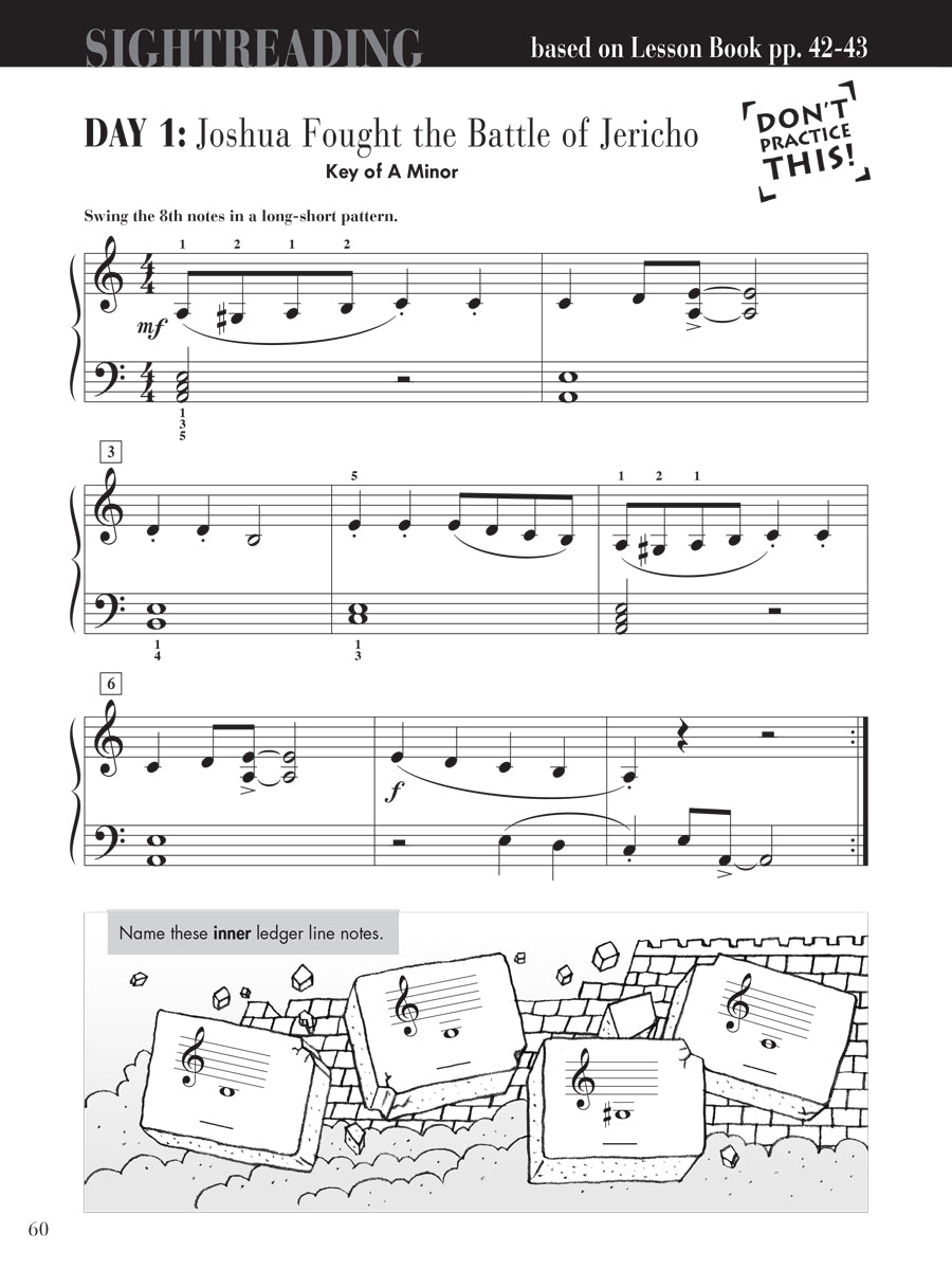 Piano Adventures® Level 3A Sightreading Book