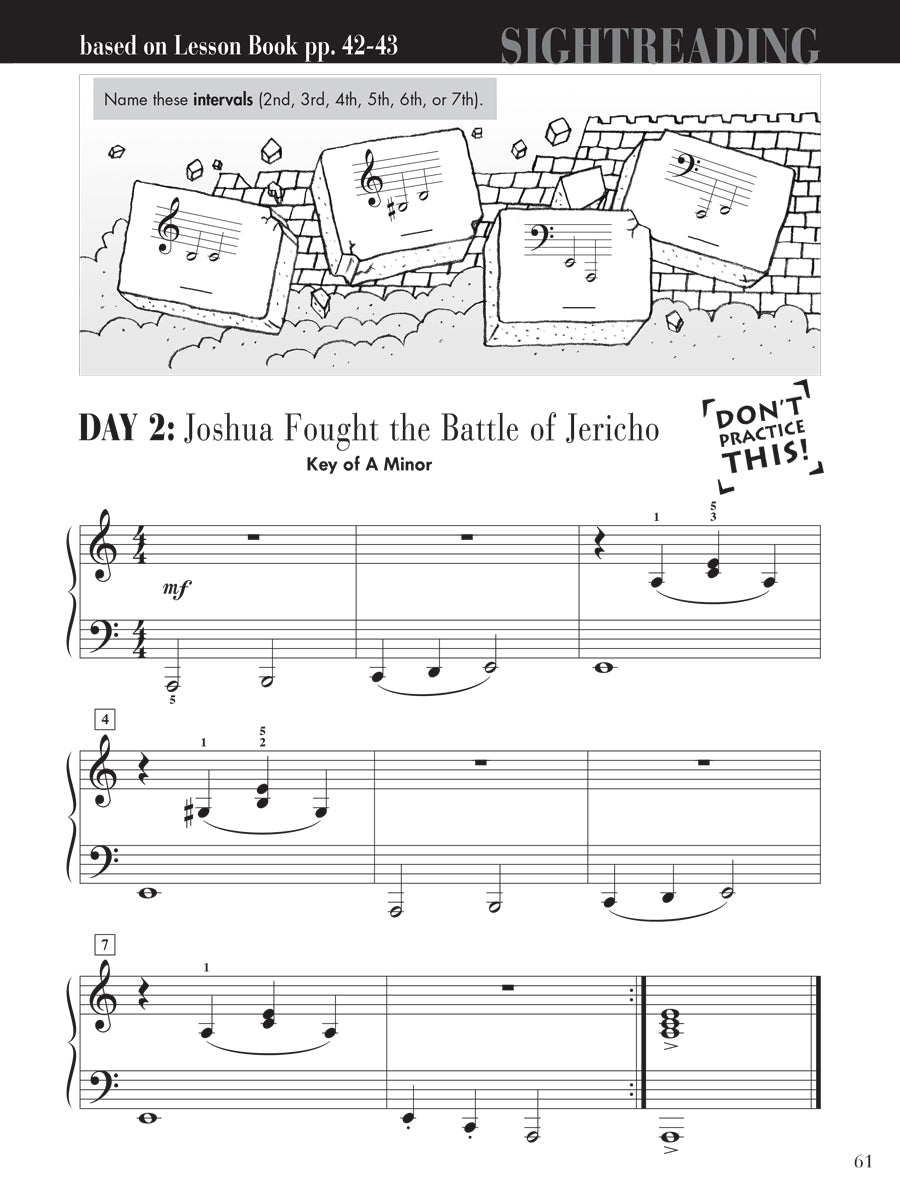 Piano Adventures® Level 3A Sightreading Book