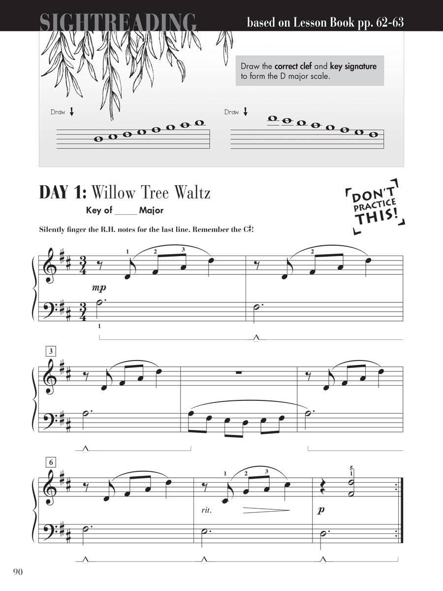 Piano Adventures® Level 3A Sightreading Book