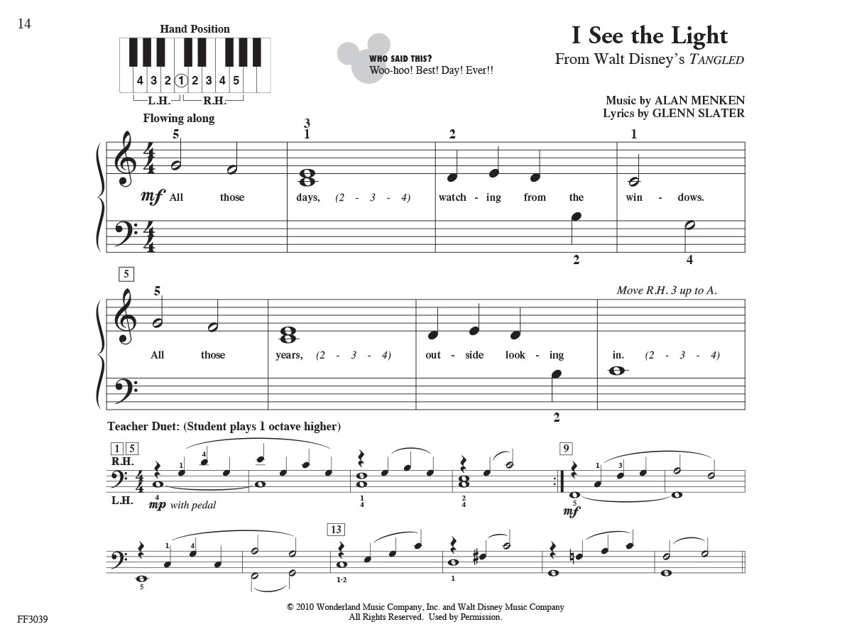 PreTime® Piano Disney