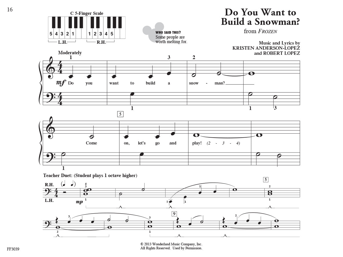 PreTime® Piano Disney