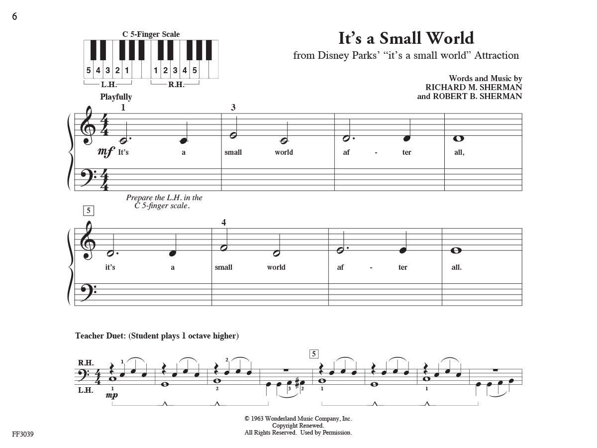 PreTime® Piano Disney