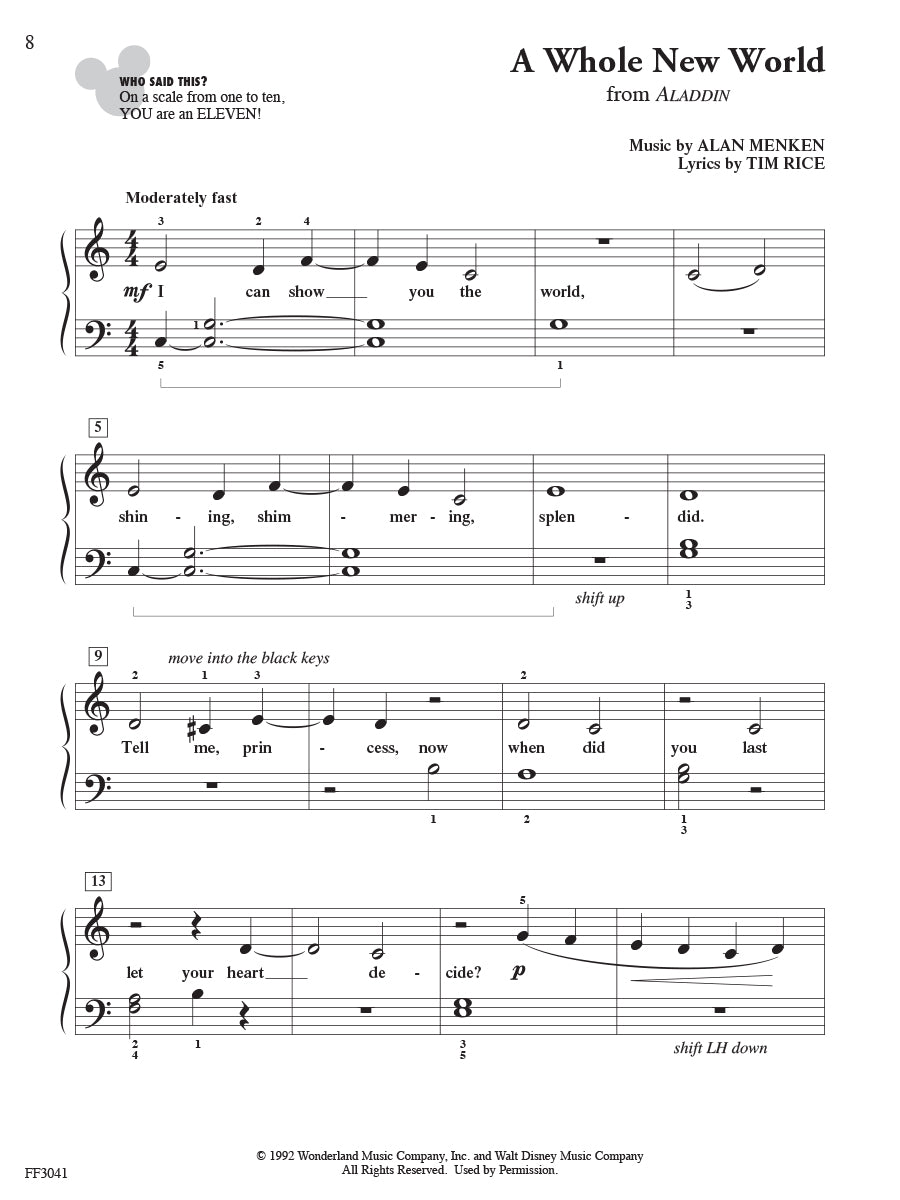 ShowTime® Piano Disney