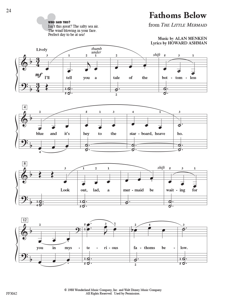 ChordTime® Piano Disney