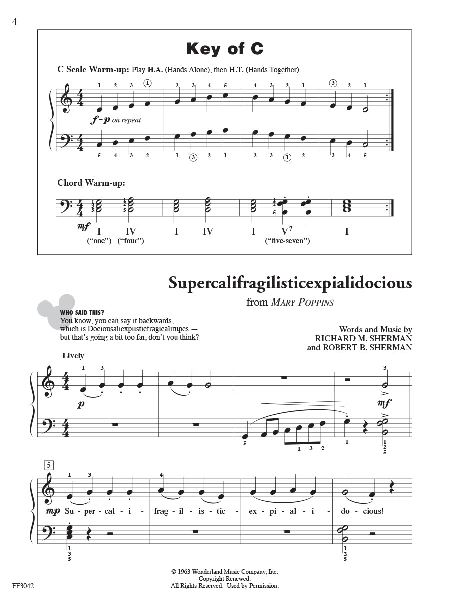 ChordTime® Piano Disney