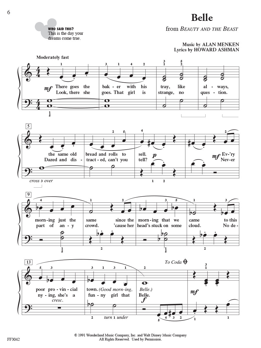 ChordTime® Piano Disney