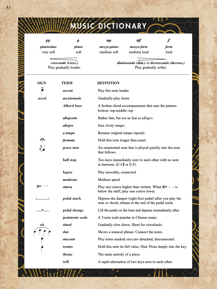 ChordTime® Piano Music from China