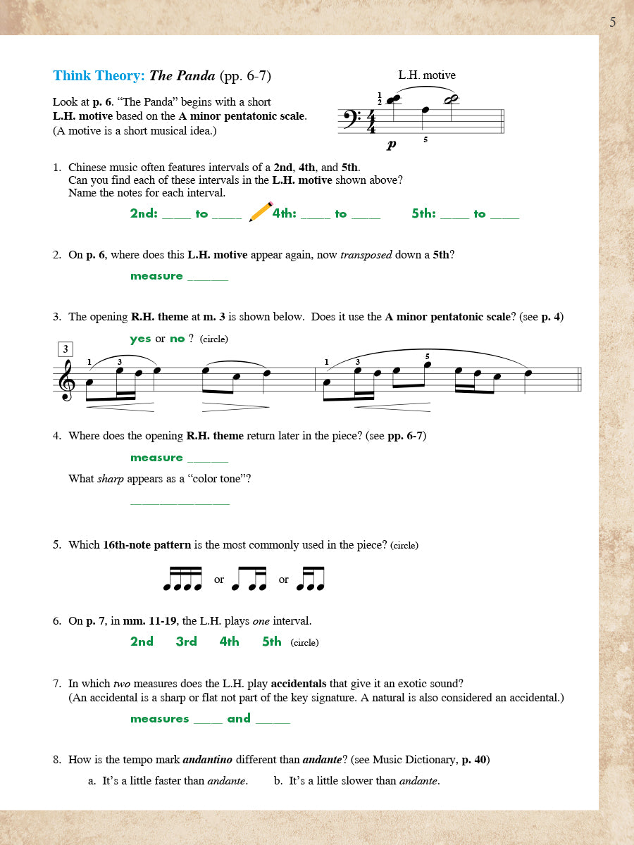 BigTime® Piano Music from China