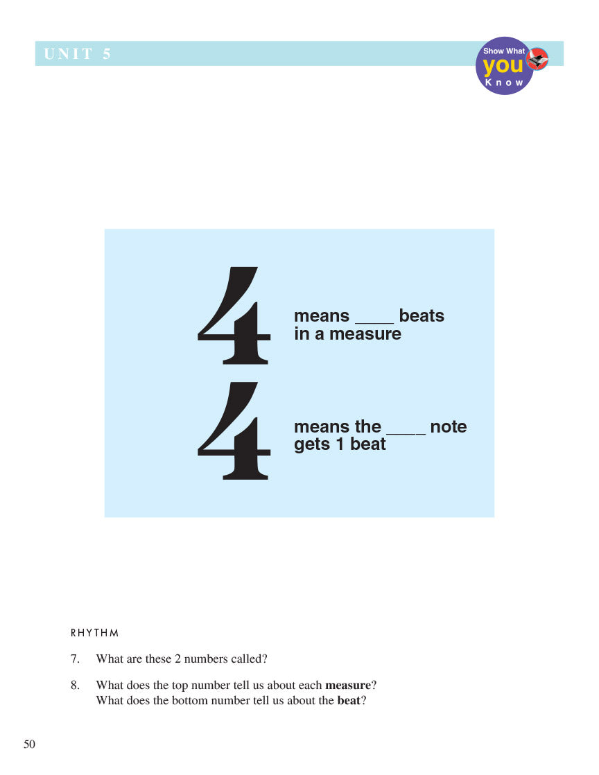 Piano Adventures® Primer Level Unit Assessments