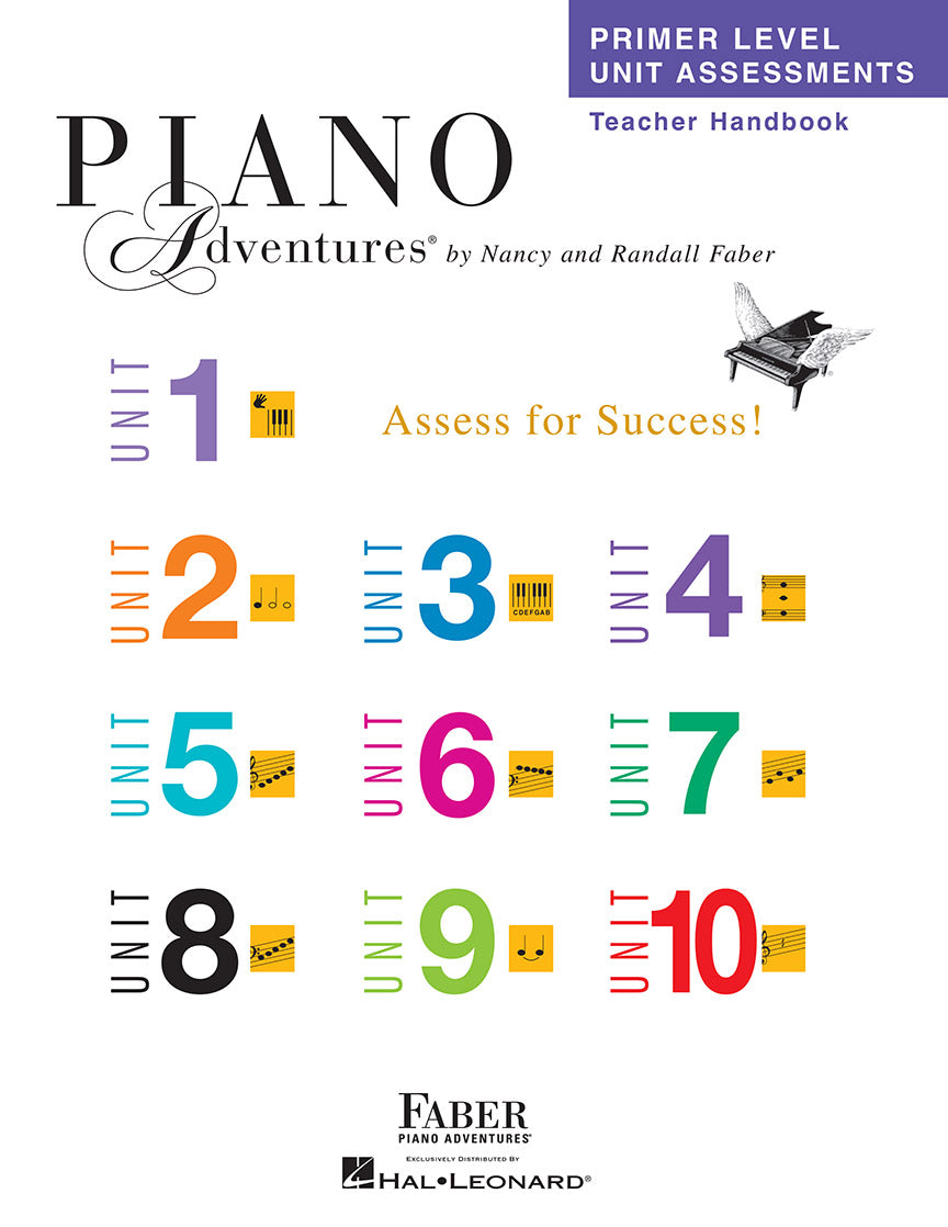 Piano Adventures® Primer Level Unit Assessments