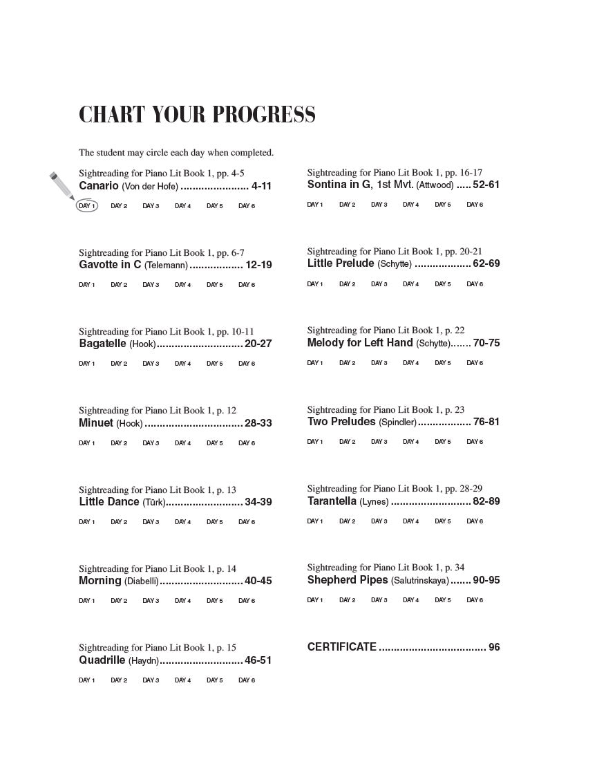 The Developing Artist Sightreading Book 1
