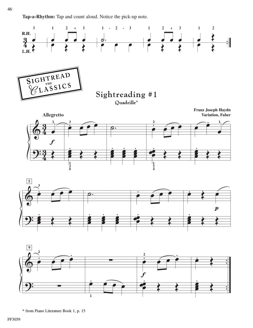 The Developing Artist Sightreading Book 1