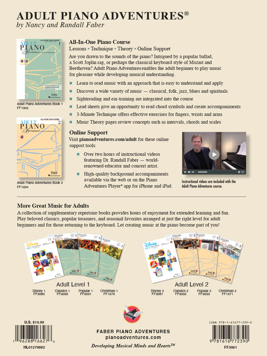 Adult Piano Adventures Disney Book 2