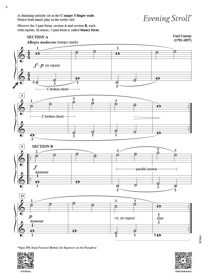 Adult Piano Adventures Literature for the Piano Book 1