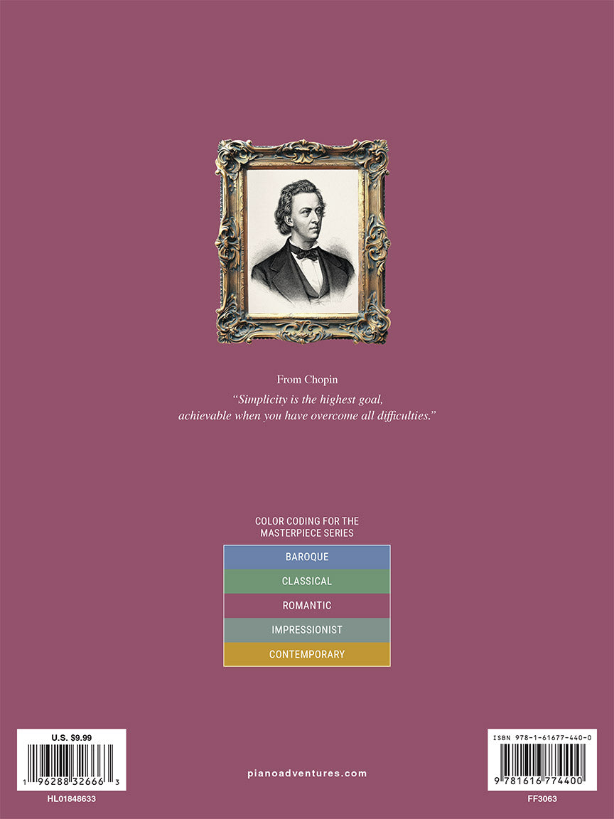 Chopin: Nocturne in E-flat Major, Op. 9, No. 2 (Piano Adventures Masterpiece Series)