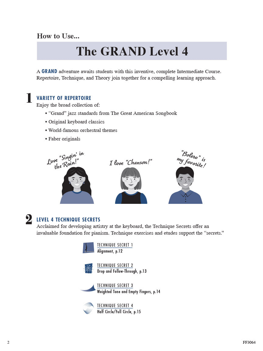 Piano Adventures® The Grand Level 4 All-in-One